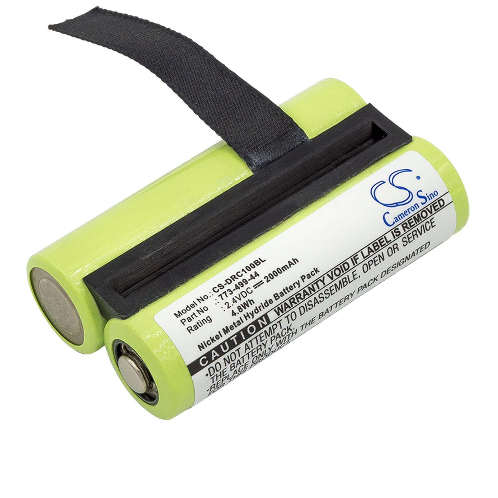 2.4V 2000mAh/4.80Wh Ni-MH Crane Remote Control Battery for Damag