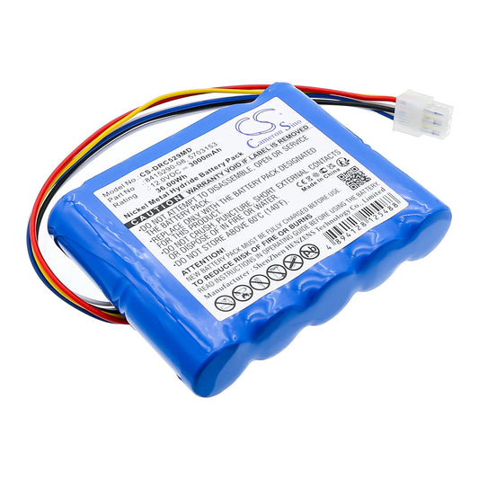 12V 3000mAh/36.00Wh Ni-MH Medical Battery for Drager