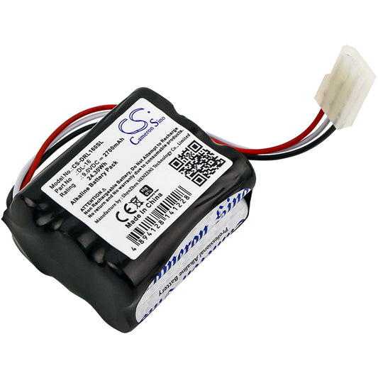 9V 2700mAh/24.30Wh Alkaline Door Lock Battery for Kaba Ilco