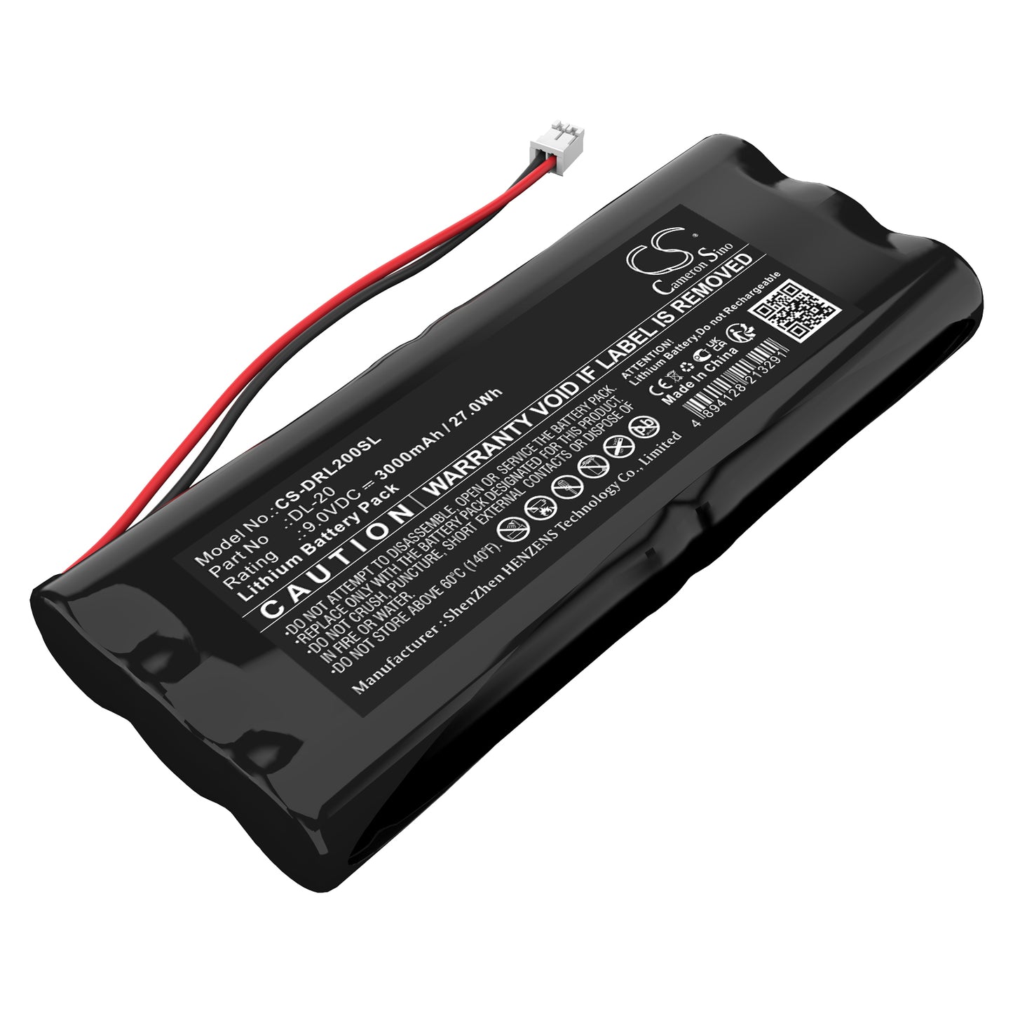 CS-DRL200SL Replacement Battery – Compatible with 100225, PT00212L