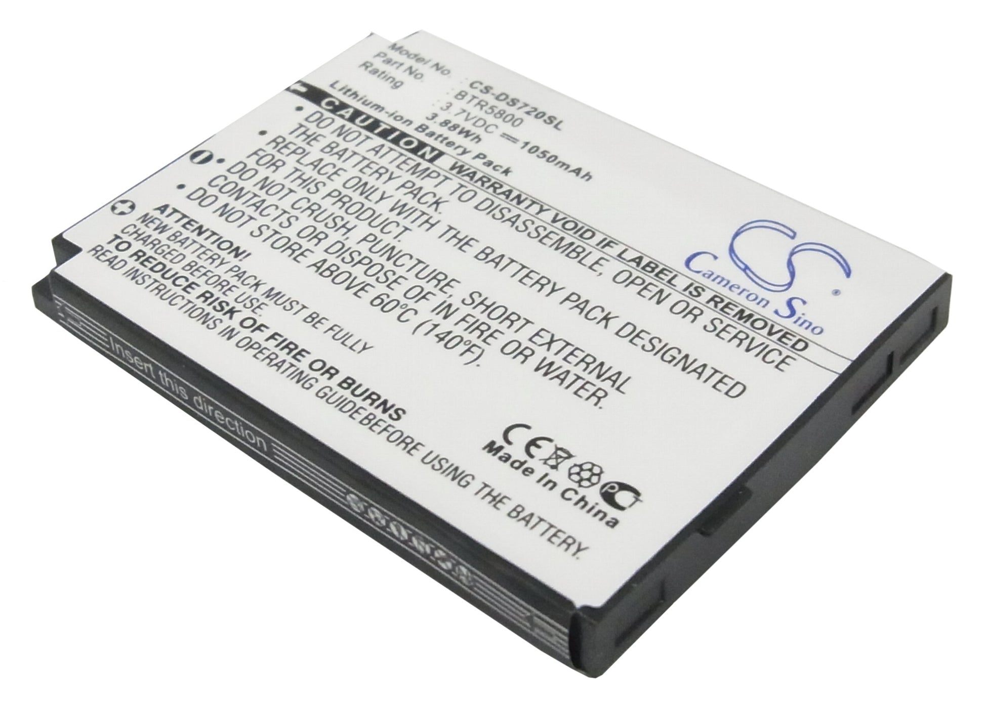 3.7V 1050mAh/3.89Wh Li-ion Mobile/SmartPhone Battery for UTStarcom