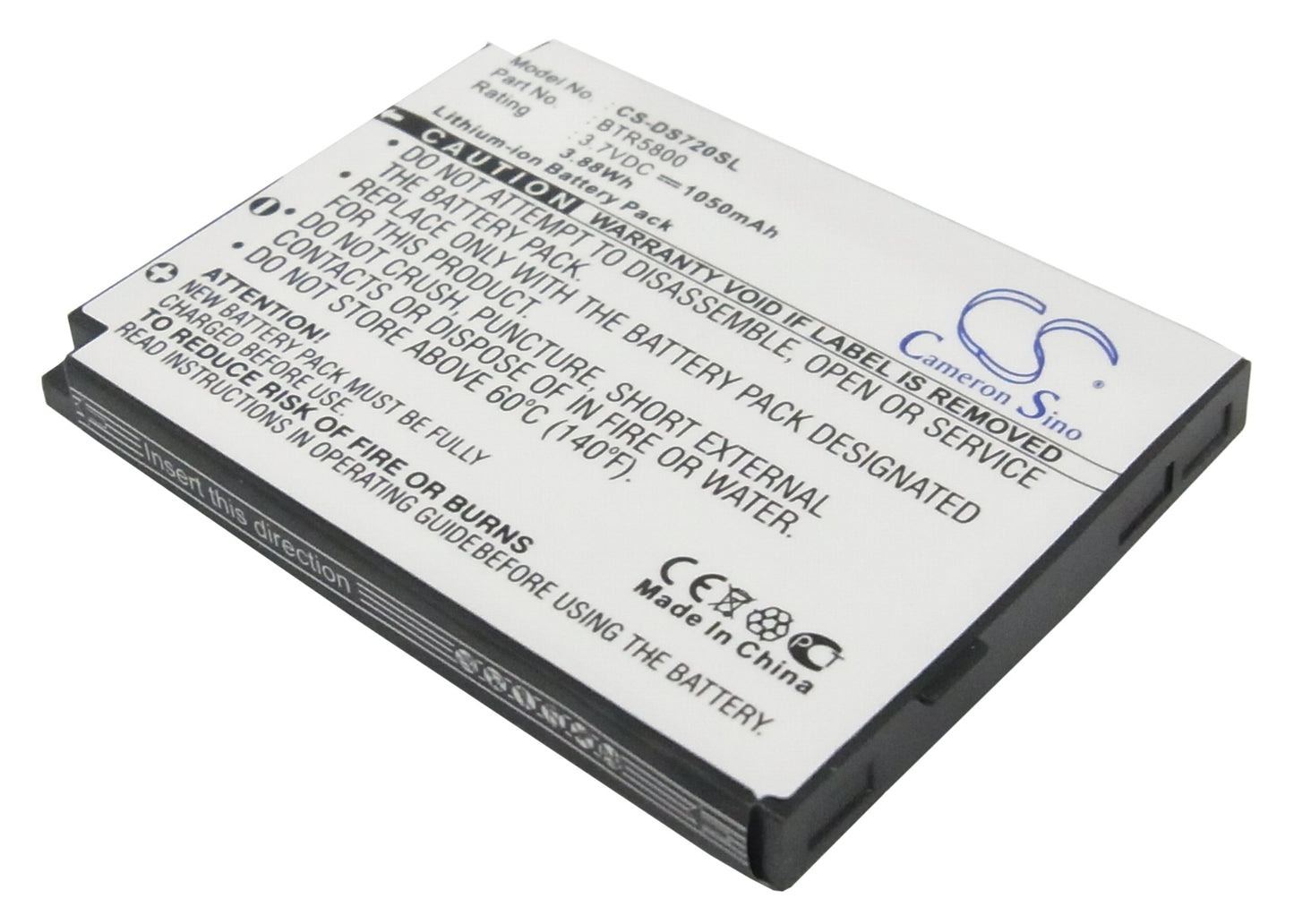 3.7V 1050mAh/3.89Wh Li-ion Mobile/SmartPhone Battery for Verizon