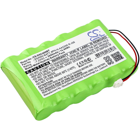 7.2V 2000mAh/14.40Wh Ni-MH Alarm System Battery for DSC