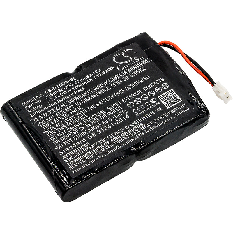 7.4V 1800mAh/13.32Wh Li-ion Printer Battery for O'Neil