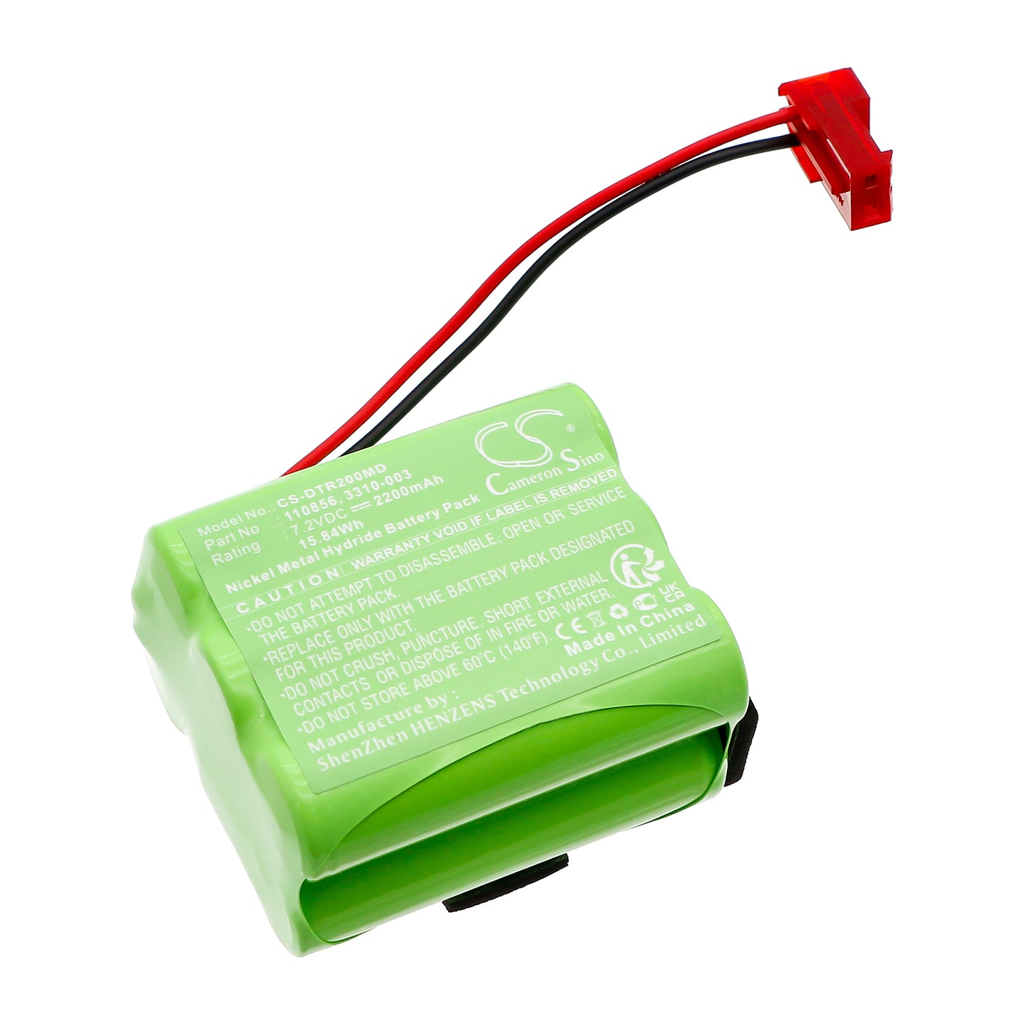 CS-DTR200MD Replacement Battery – Compatible with Oxitest 2000, Oxitest 7 Plus