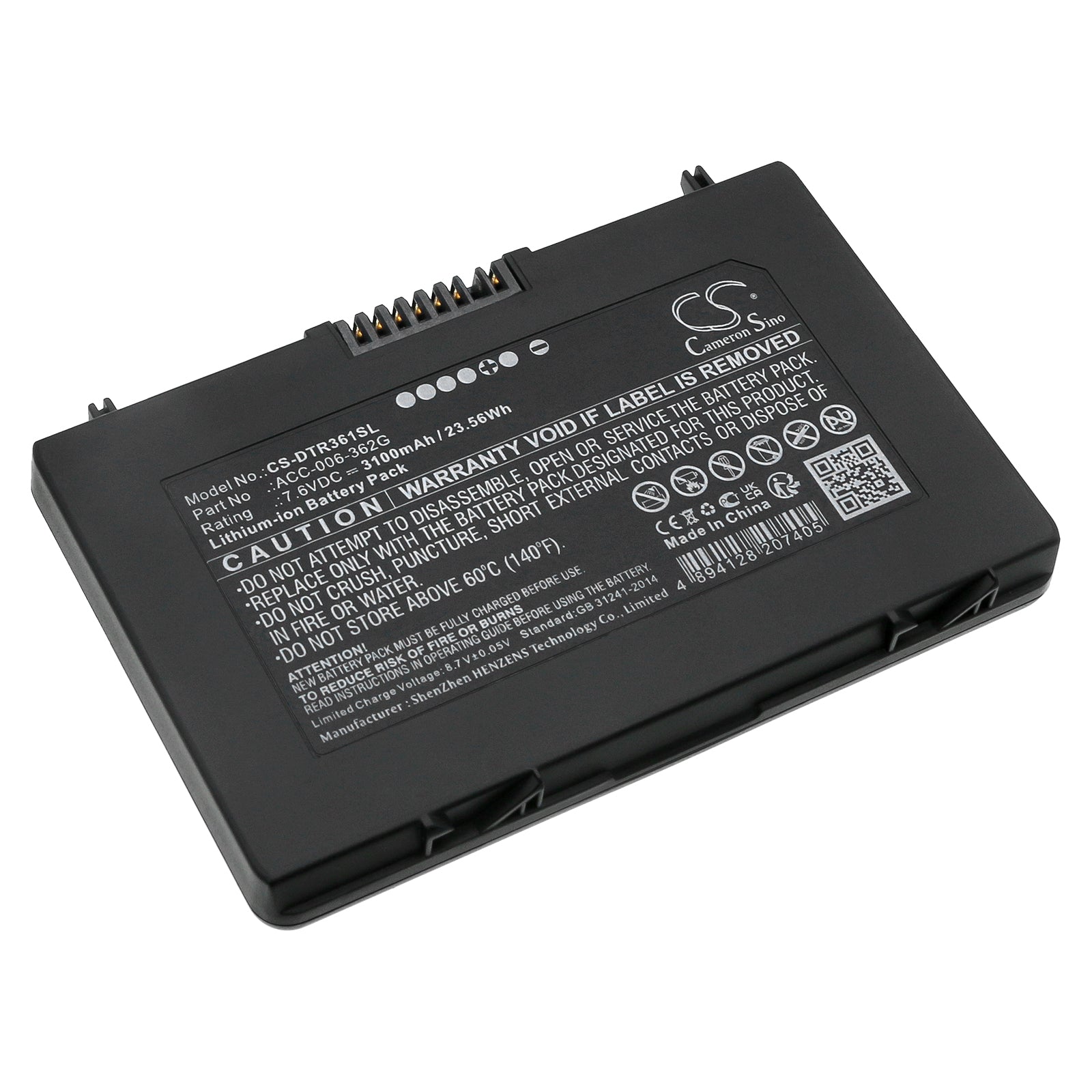 CS-DTR361SL Replacement Battery – Compatible with DT361AD, DT361AM, DT361DM