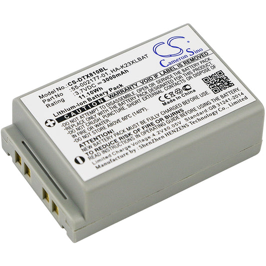 3.7V 3000mAh/11.10Wh Li-ion Barcode/Scanner Battery for Casio