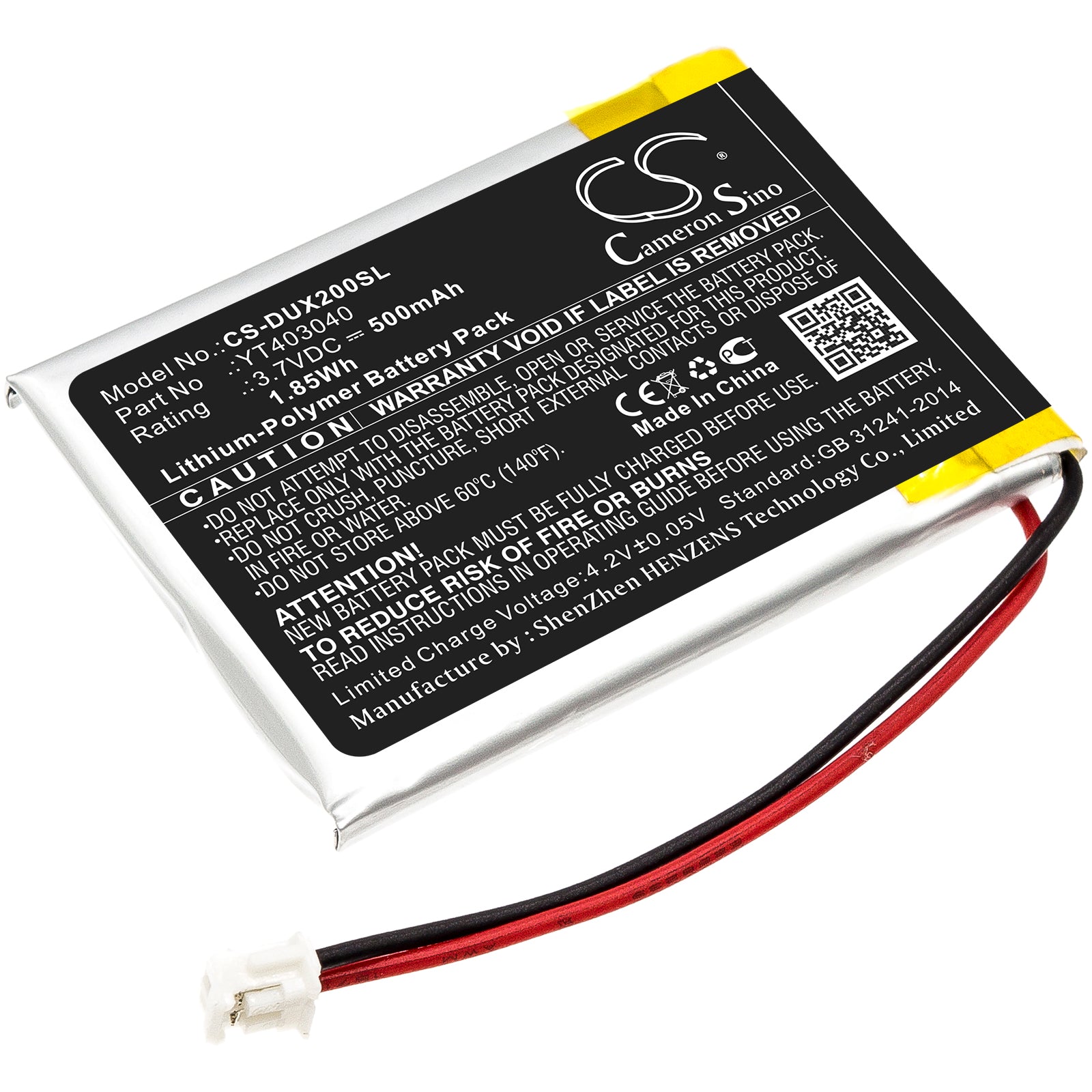 CS-DUX200SL Replacement Battery – Compatible with X2