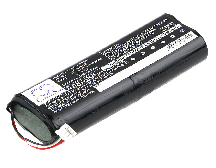 7.4V 2400mAh/17.76Wh Li-ion DVD Player Battery for Sony