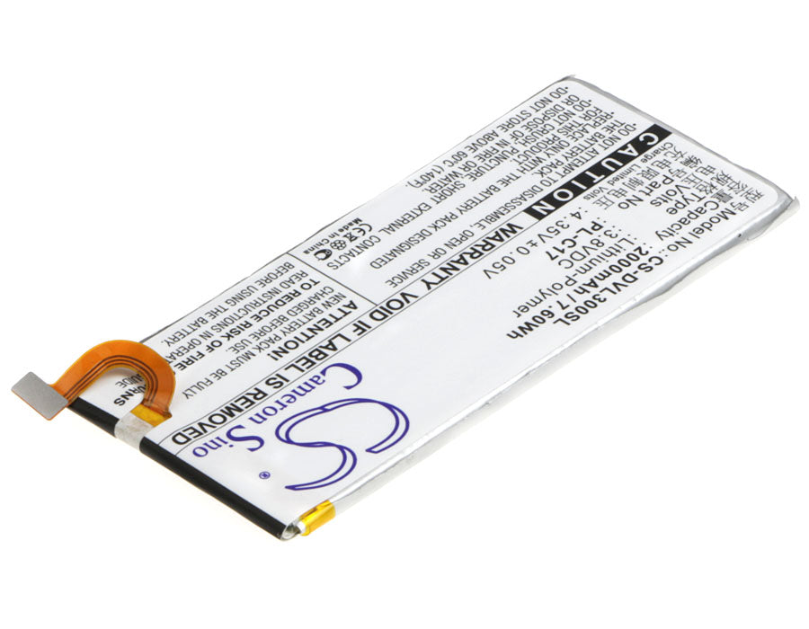 3.8VV 2000mAh/7.60Wh Li-Polymer Mobile/SmartPhone Battery for DOOV