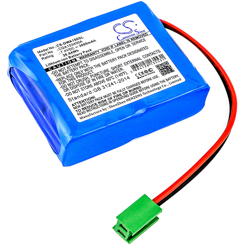 7.4V 3600mAh/26.64Wh Li-ion Equipment/Survey Battery for CEMB