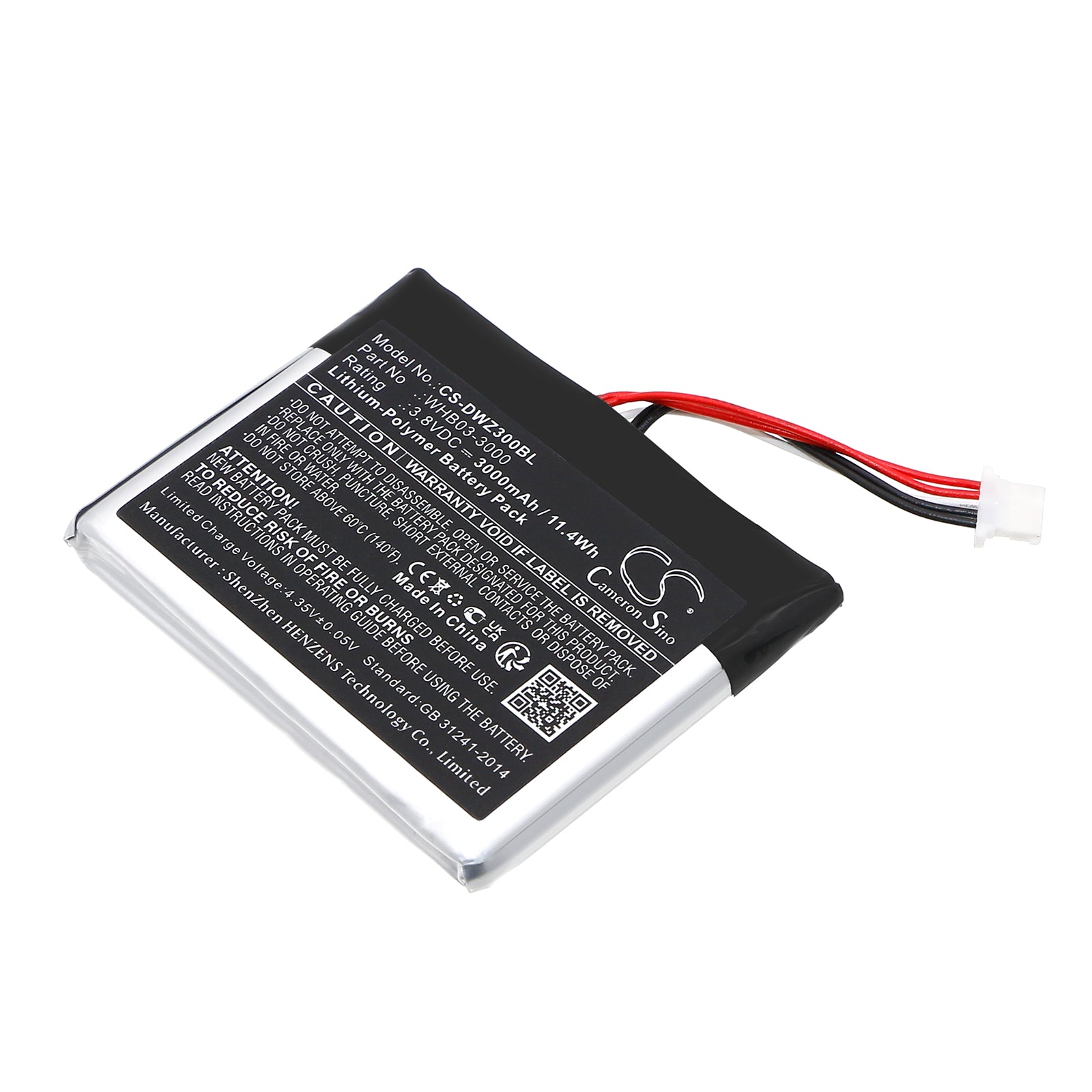 CS-DWZ300BL Replacement Battery – Compatible with Q3, WIZARPOS Q3