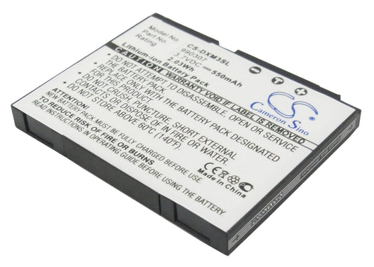 3.7V 550mAh Li-ion MP3/MP4/PMP Battery for Delphi