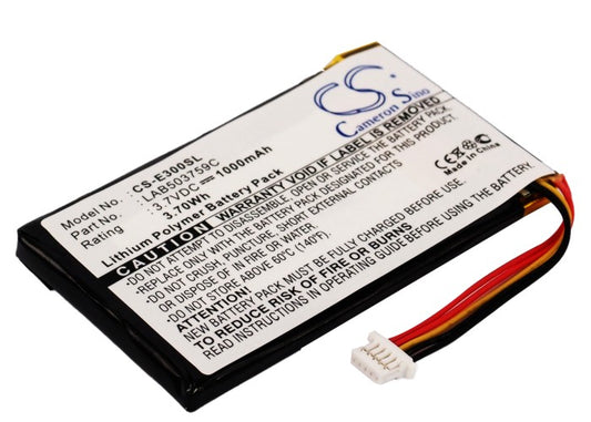 3.7V 1000mAh Li-Polymer PDA/Pocket PC Battery for Toshiba