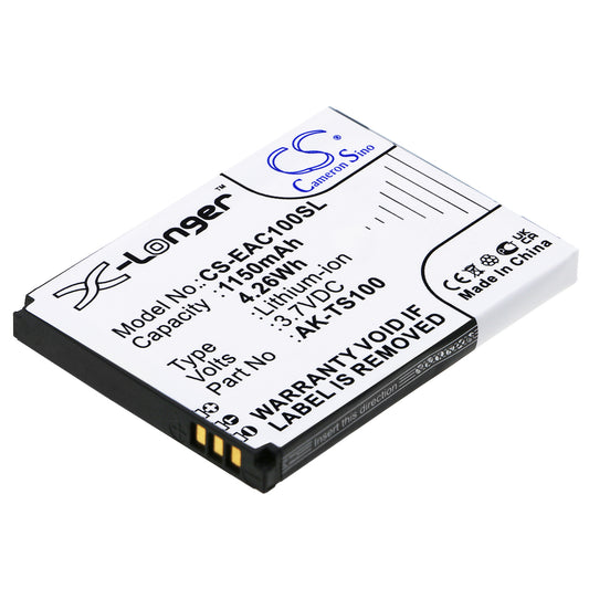3.7V 1150mAh/4.26Wh Li-ion Mobile/SmartPhone Battery for Emporia