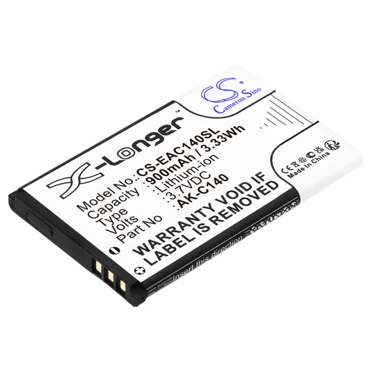 3.7V 900mAh/3.33Wh Li-ion Mobile/SmartPhone Battery for Emporia