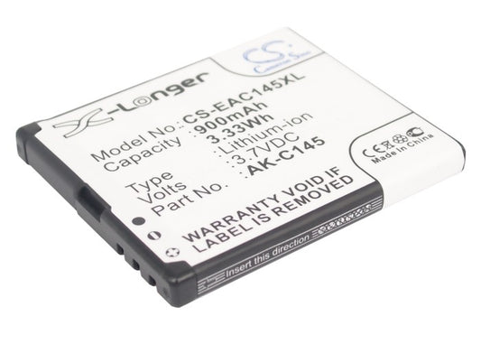 3.7V 900mAh/3.33Wh Li-ion Mobile/SmartPhone Battery for TELME