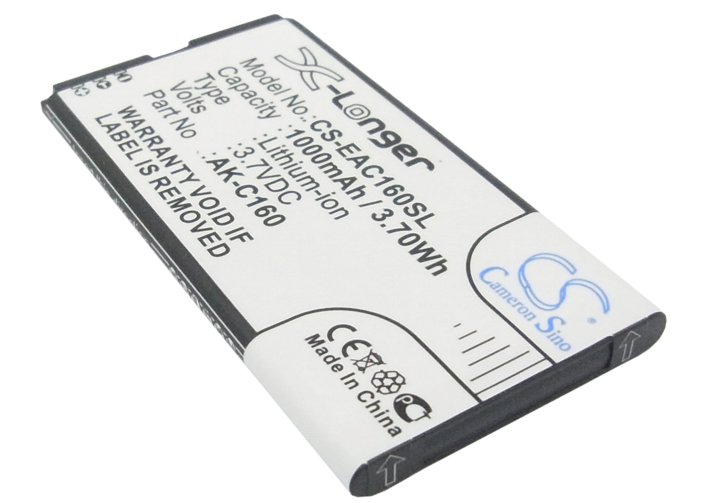 3.7V 1000mAh/3.70Wh Li-ion Mobile/SmartPhone Battery for Emporia