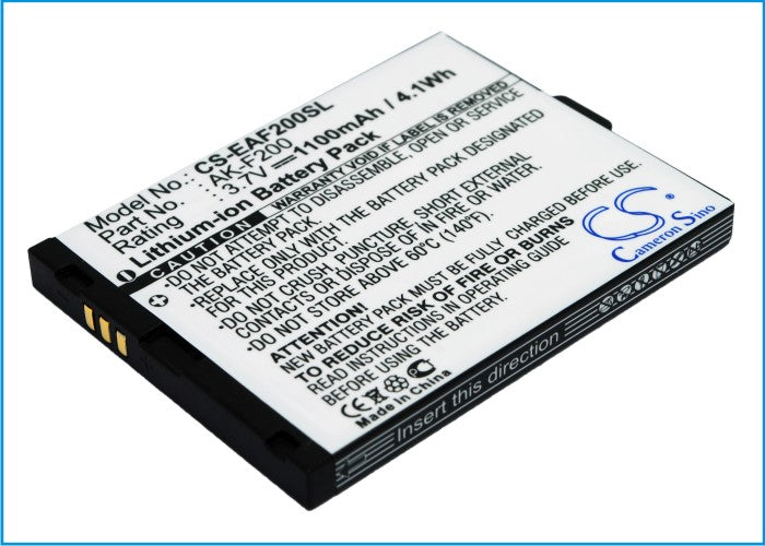 3.7V 1100mAh/4.07Wh Li-ion Mobile/SmartPhone Battery for TELME