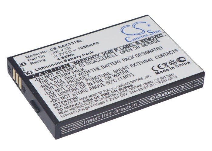 3.7V 1250mAh/4.63Wh Li-ion Mobile/SmartPhone Battery for Emporia