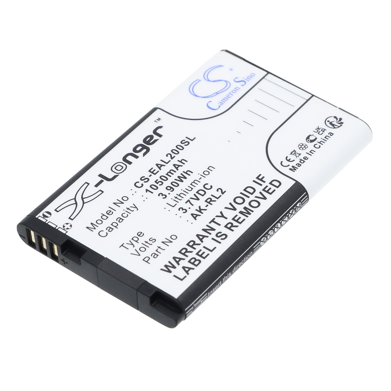 3.7V 1050mAh/3.89Wh Li-ion Mobile/SmartPhone Battery for Emporia