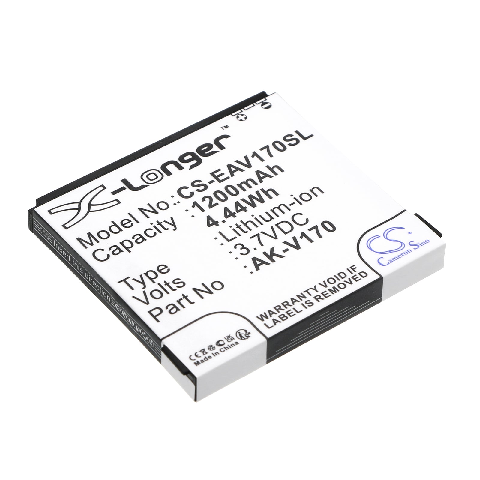 3.7V 1200mAh/4.44Wh Li-ion Mobile/SmartPhone Battery for Emporia