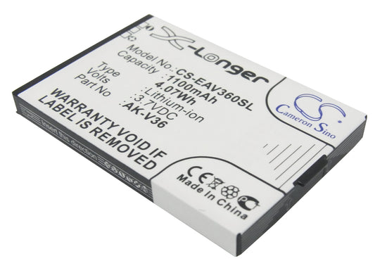 3.7V 1100mAh/4.07Wh Li-ion Mobile/SmartPhone Battery for Emporia