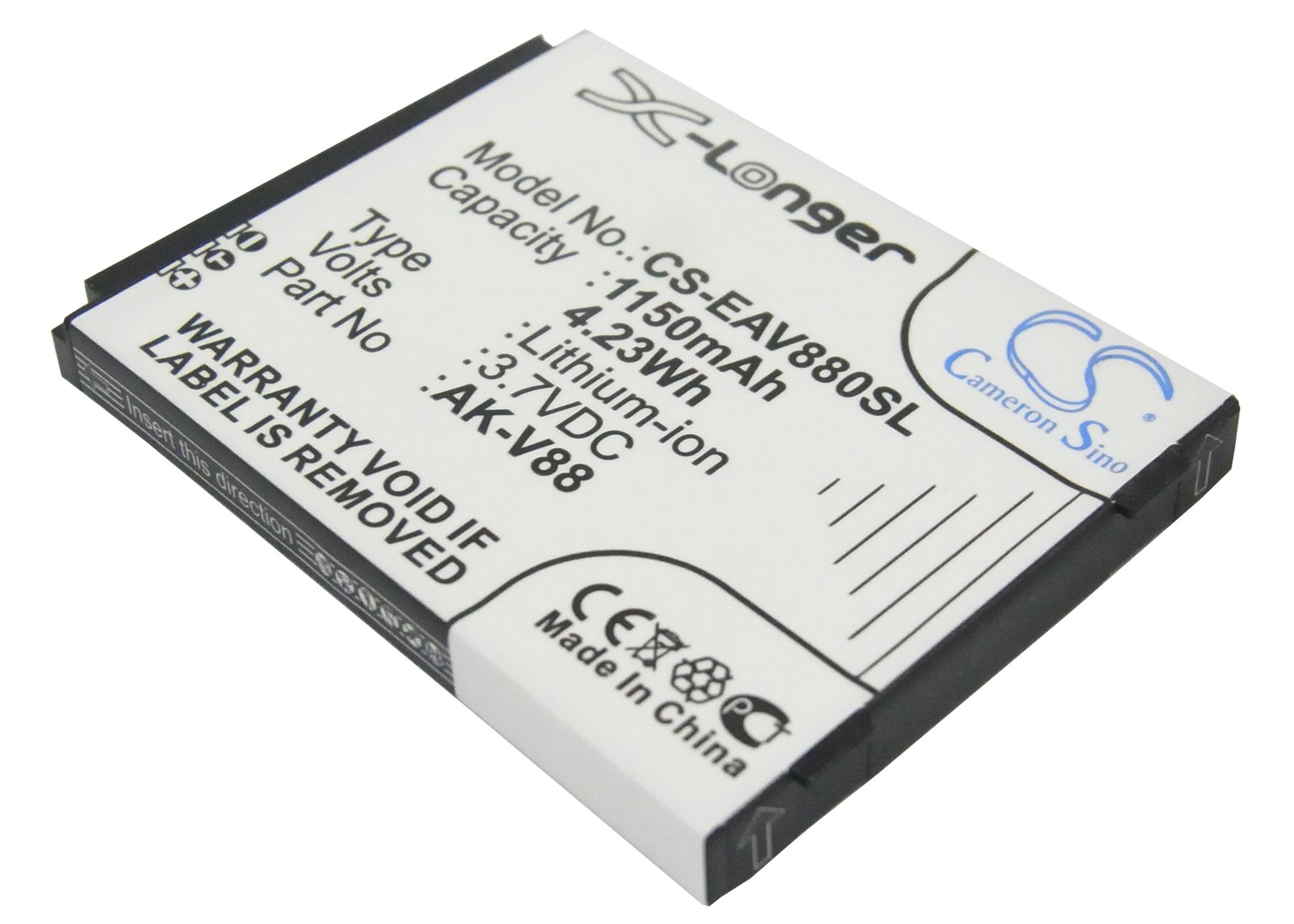 3.7V 1150mAh/4.26Wh Li-ion Mobile/SmartPhone Battery for Emporia