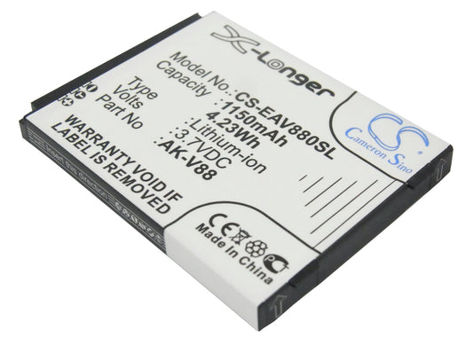 3.7V 1150mAh/4.26Wh Li-ion Mobile/SmartPhone Battery for Emporia