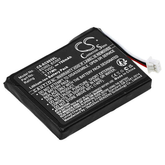 3.7V 750mAh Li-ion MP3/MP4/PMP Battery for Apple