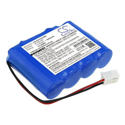 14.8V 1600mAh/23.68Wh Ni-MH Medical Battery for Biocare