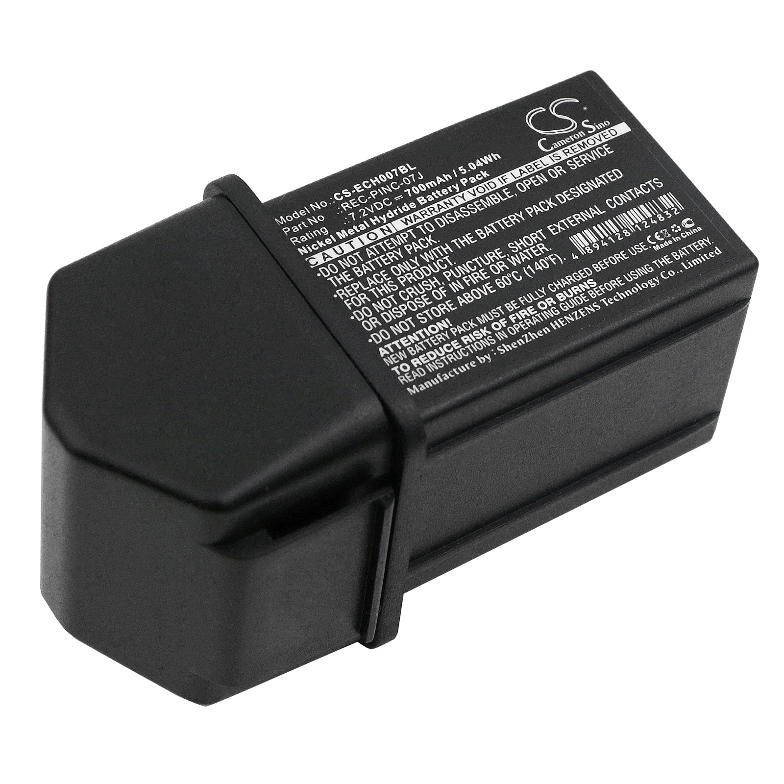 7.2V 700mAh/5.04Wh Ni-MH Crane Remote Control Battery for ELCA