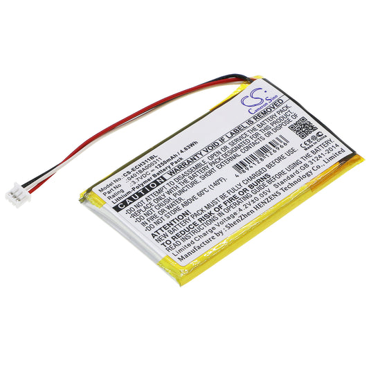 3.7V 1250mAh/4.63Wh Li-Polymer Crane Remote Control Battery for ELCA