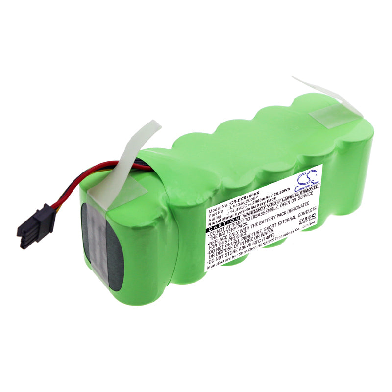 14.4V 2000mAh/28.80Wh Ni-MH Vacuum Battery for Ariete Briciola