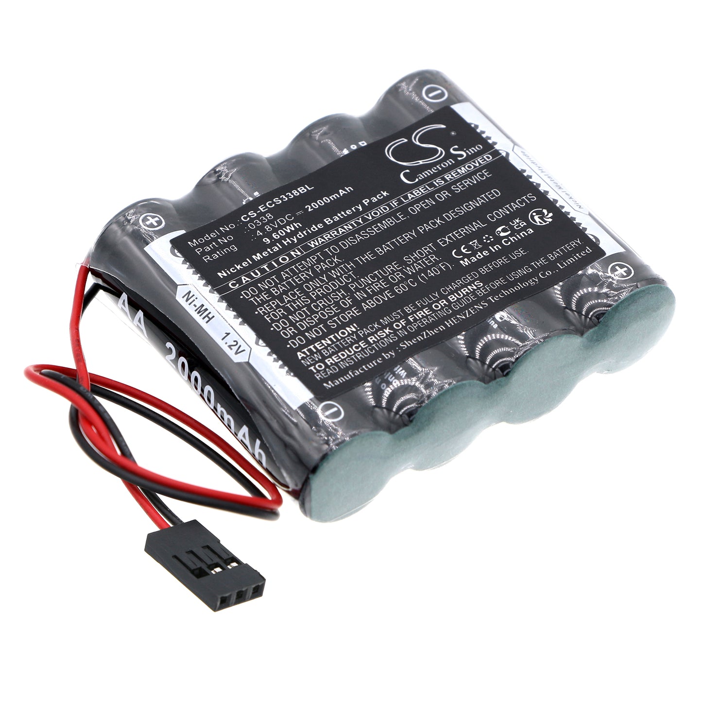 CS-ECS338BL Replacement Battery – Compatible with Cash Register, Ticket Cash Register