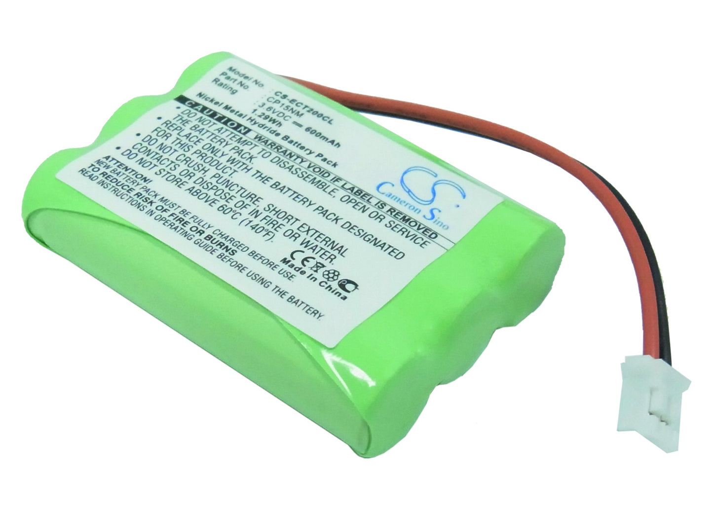 3.6V 600mAh Ni-MH Cordless Phone Battery for GP