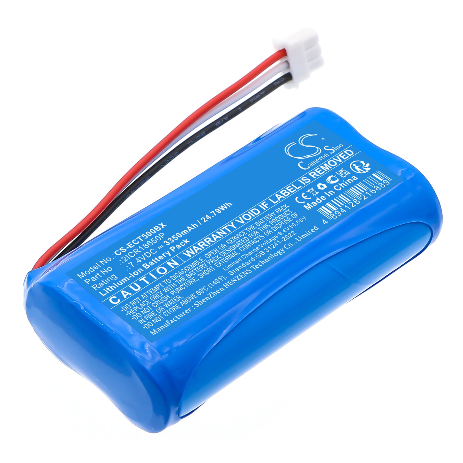 CS-ECT500BX Replacement Battery – Compatible with Euro-150TEi, Euro-50TEi, Euro-50TEi Mini