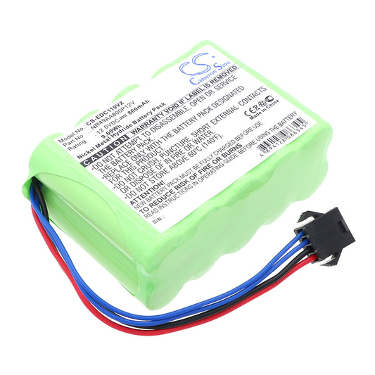 12V 800mAh/9.60Wh Ni-MH Vacuum Battery for Ecovacs