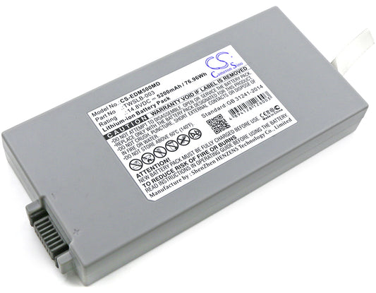 14.8V 5200mAh/76.96Wh Li-ion Medical Battery for EDAN