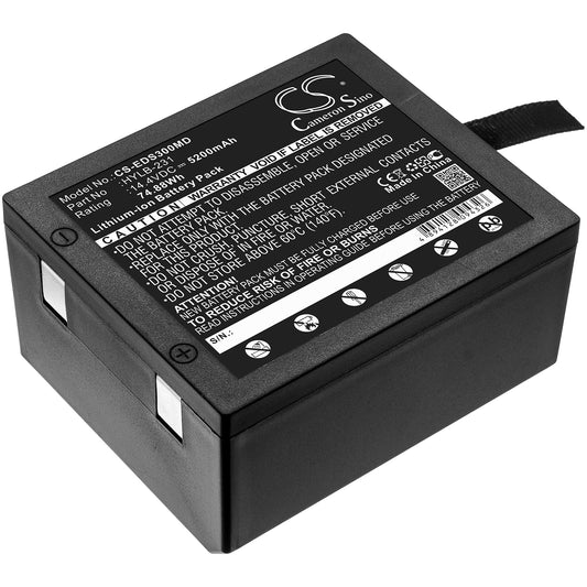 14.4V 5200mAh/74.88Wh Li-ion Medical Battery for EDAN
