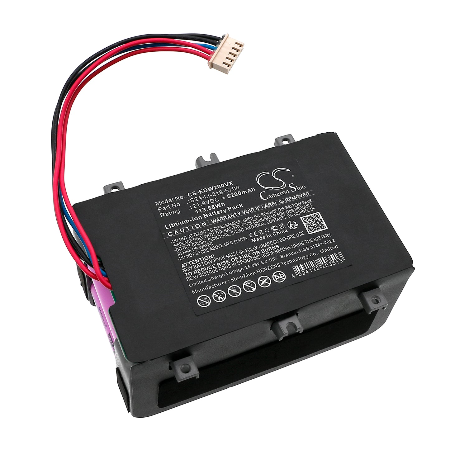 CS-EDW200VX Replacement Battery – Compatible with Winbot W2 Omni, WINBOT W2 OMNI STATION, Winbot W2 Pro, Winbot W2 Pro Omni, WINBOT W2 Pro OMNI STATION