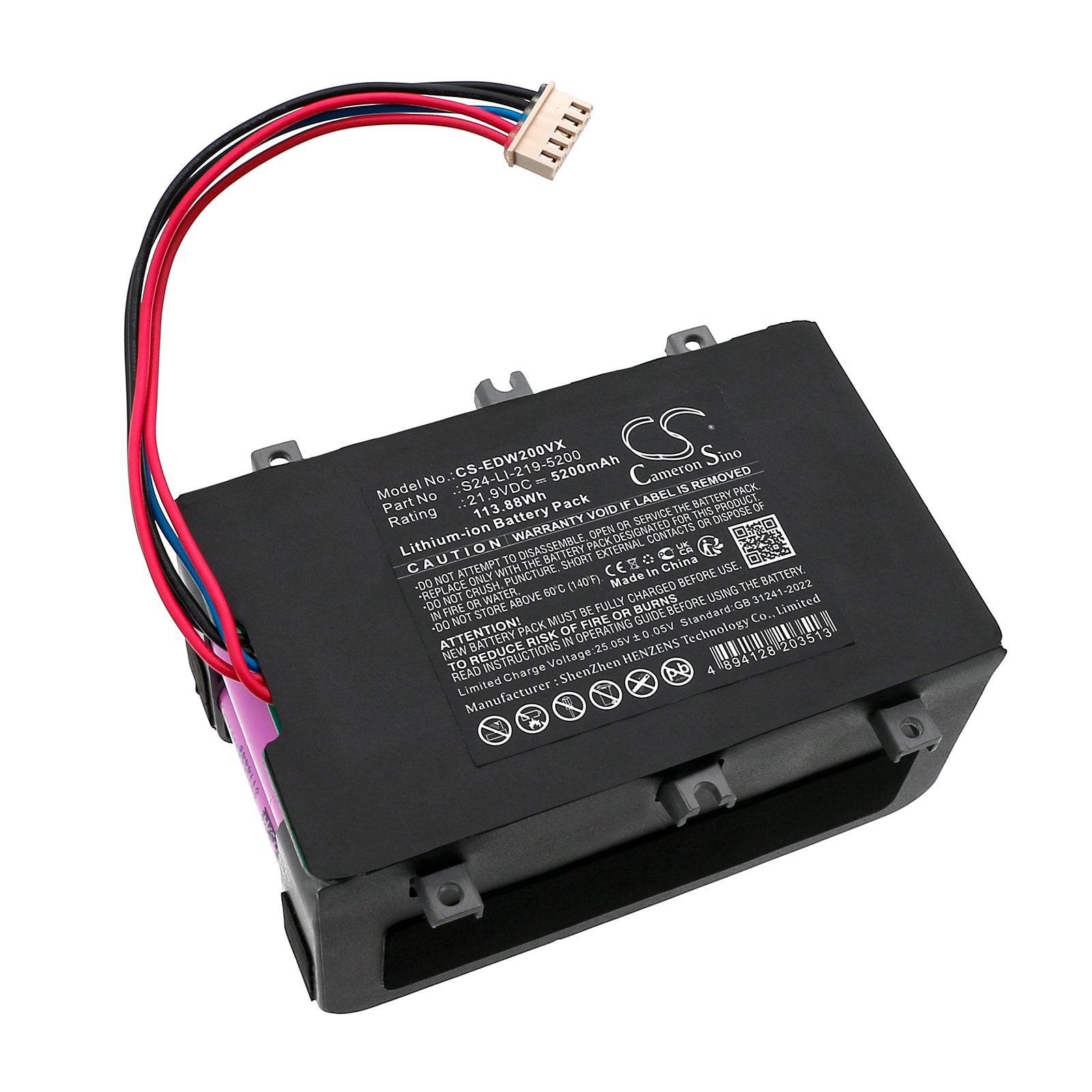 CS-EDW200VX Replacement Battery – Compatible with Winbot W2 Omni, WINBOT W2 OMNI STATION, Winbot W2 Pro, Winbot W2 Pro Omni, WINBOT W2 Pro OMNI STATION