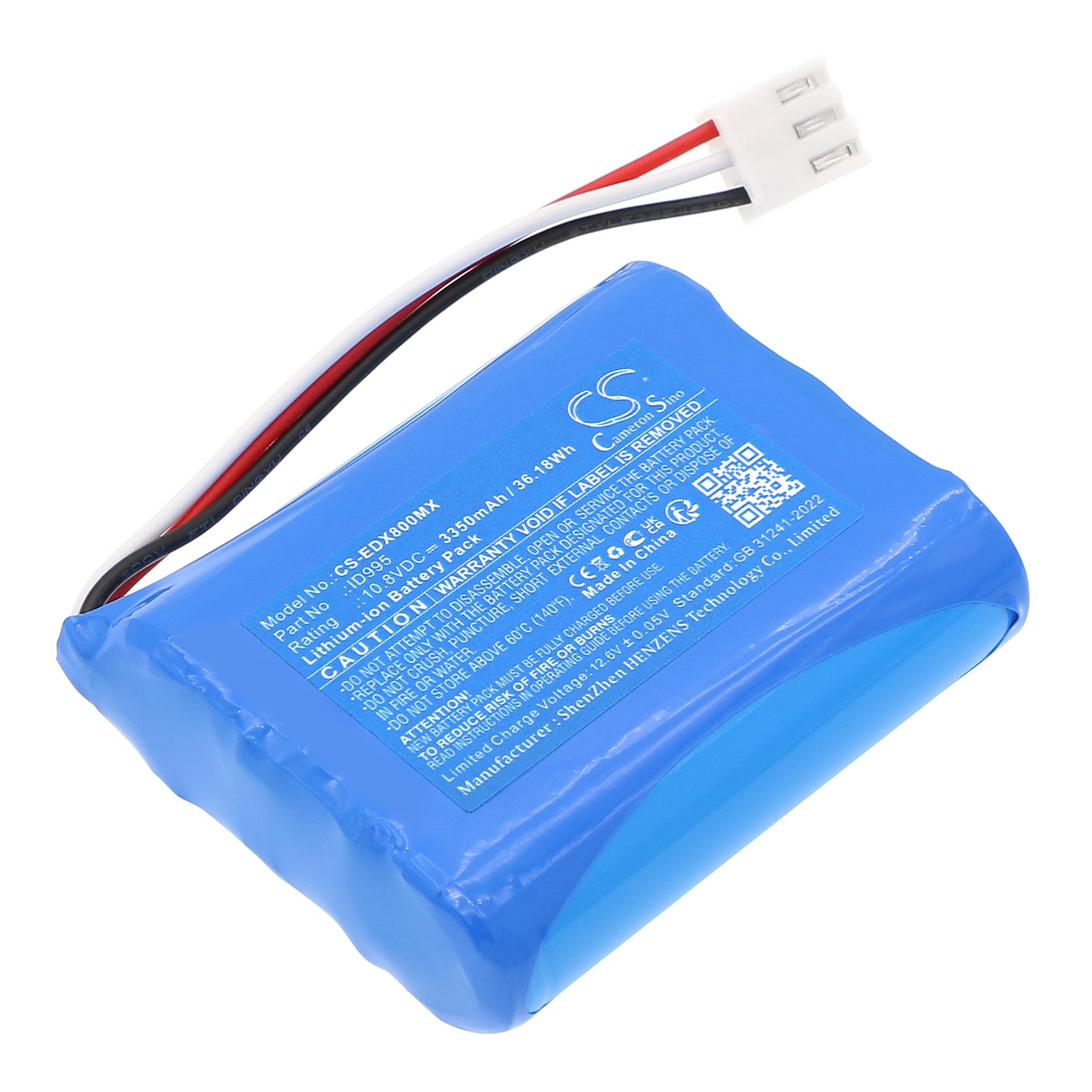 CS-EDX800MX Replacement Battery – Compatible with EPM5, EPM7, EPM8, SE-1203, X10 Patient Monitor, X12 Patient Monitor, X8 Patient Monitor