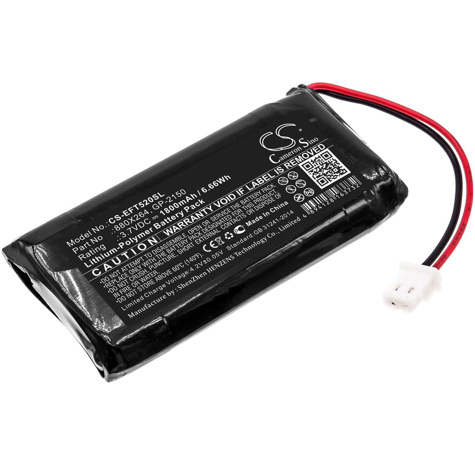 CS-EFT520SL Replacement Battery – Compatible with FOT-5200, FOT-5200 CWDM Channel Power An