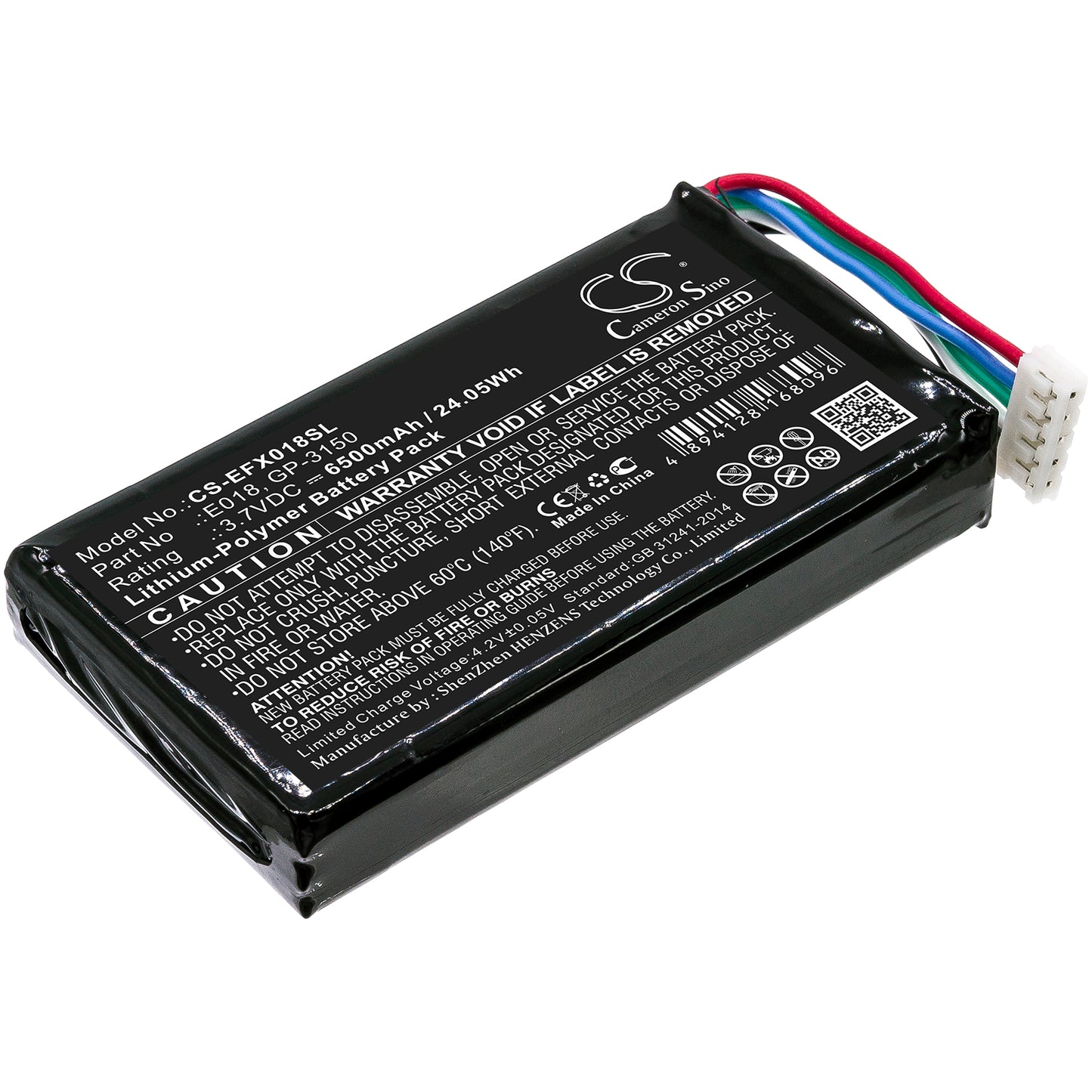 CS-EFX018SL Replacement Battery – Compatible with OX1, OX1 Optical Explorer, OX1 Optical Fiber Multimeter