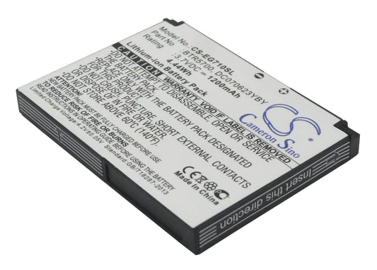 3.7V 1200mAh/4.44Wh Li-ion Mobile/SmartPhone Battery for Toshiba