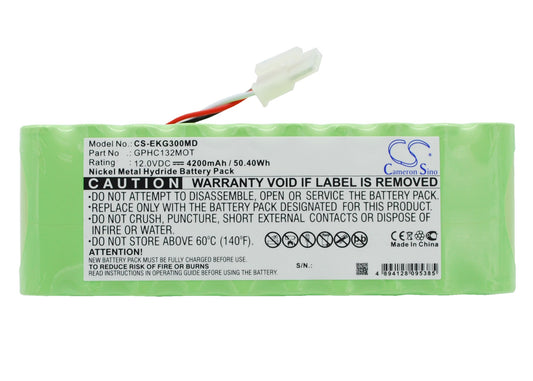 12V 4200mAh/50.40Wh Ni-MH Medical Battery for Bionet