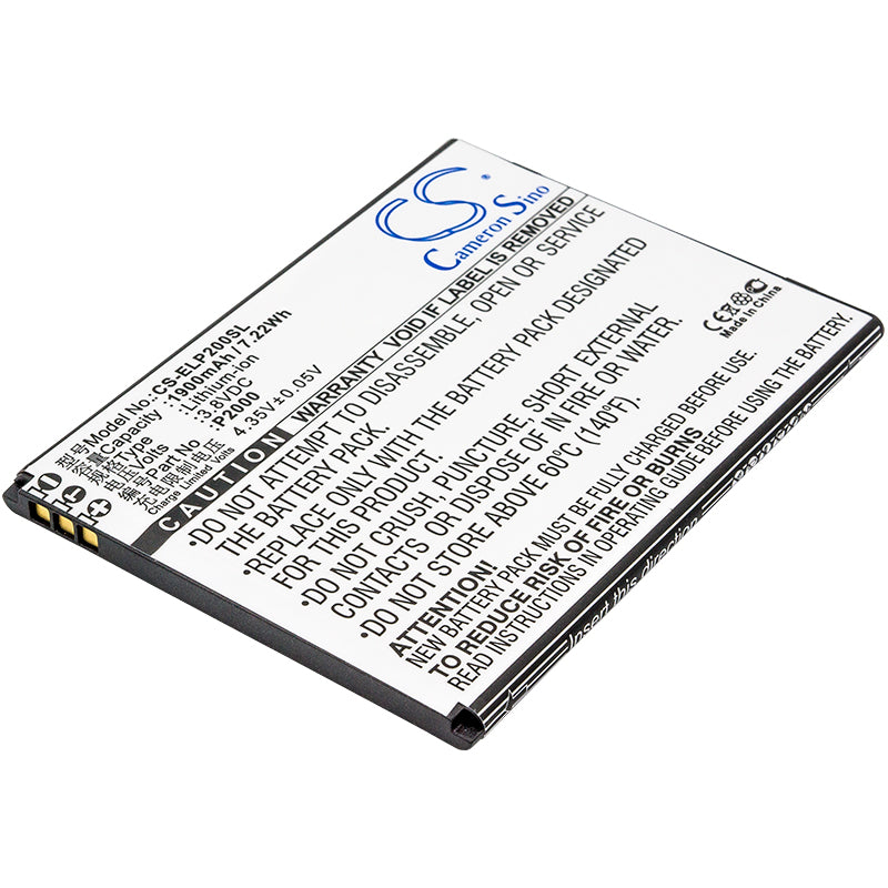3.8V 1900mAh/7.22Wh Li-ion Mobile/SmartPhone Battery for Elephone