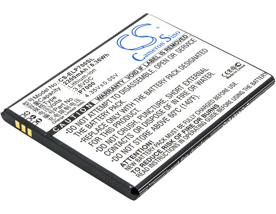 3.8V 2200mAh/8.36Wh Li-ion Mobile/SmartPhone Battery for Elephone
