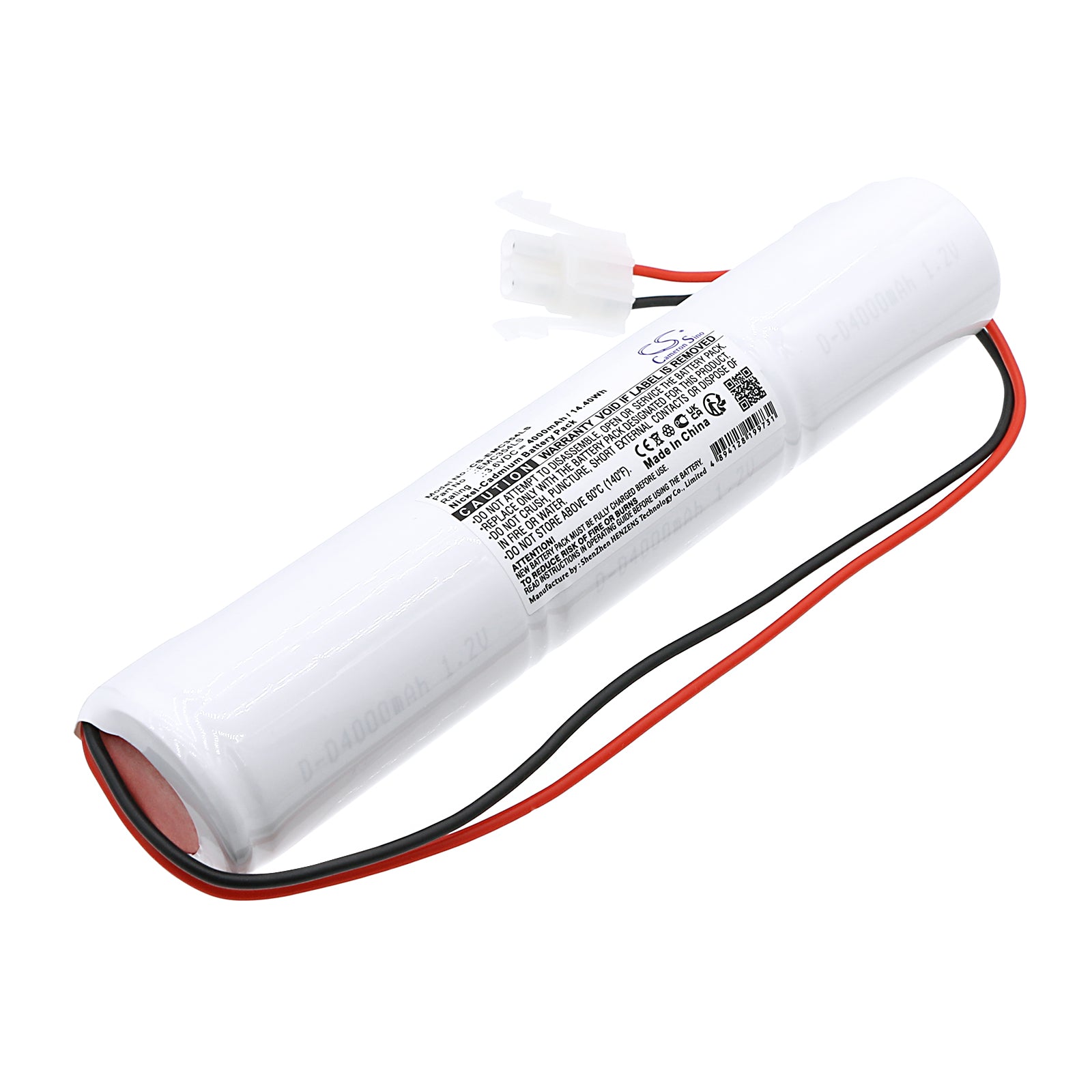 CS-EMC354LS Replacement Battery – Ni-CD 3.6 4000mAh / 14.40Wh
